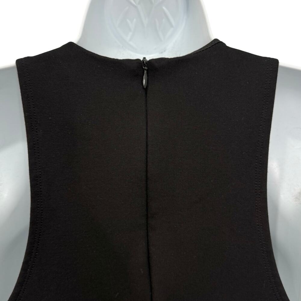 Atoir Black Bianca Racerback Stretchy Scuba Fabric Side Cutouts Bodysuit Sz 2 - Picture 8 of 12